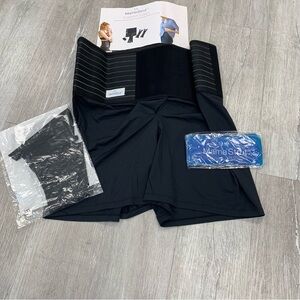 Mama Strut Postpartum Support Shorts In Black